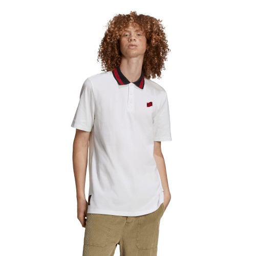 Camisa Polo Flamengo DNA Branca Adidas 2022 - Loja Oficial do Flamengo
