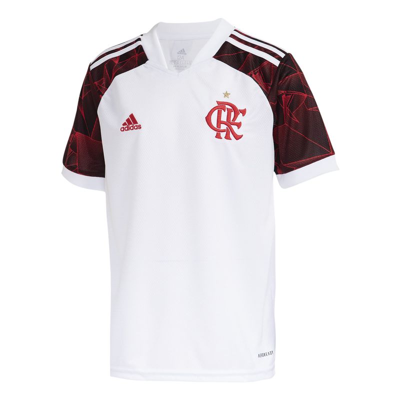 Camisa Flamengo Infantil Jogo 2 Adidas 2021 - Loja Oficial do Flamengo