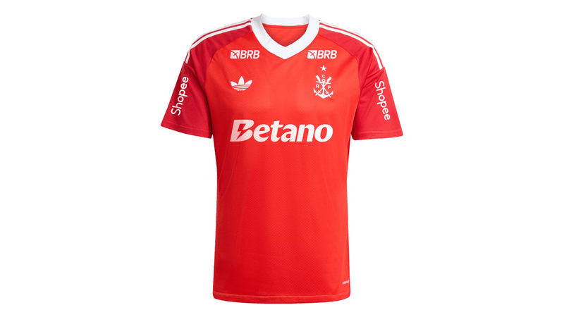 Camisa Flamengo Goleiro 3 2025 Rossi Nº1 com Patrocínios - Loja Oficial do Flamengo