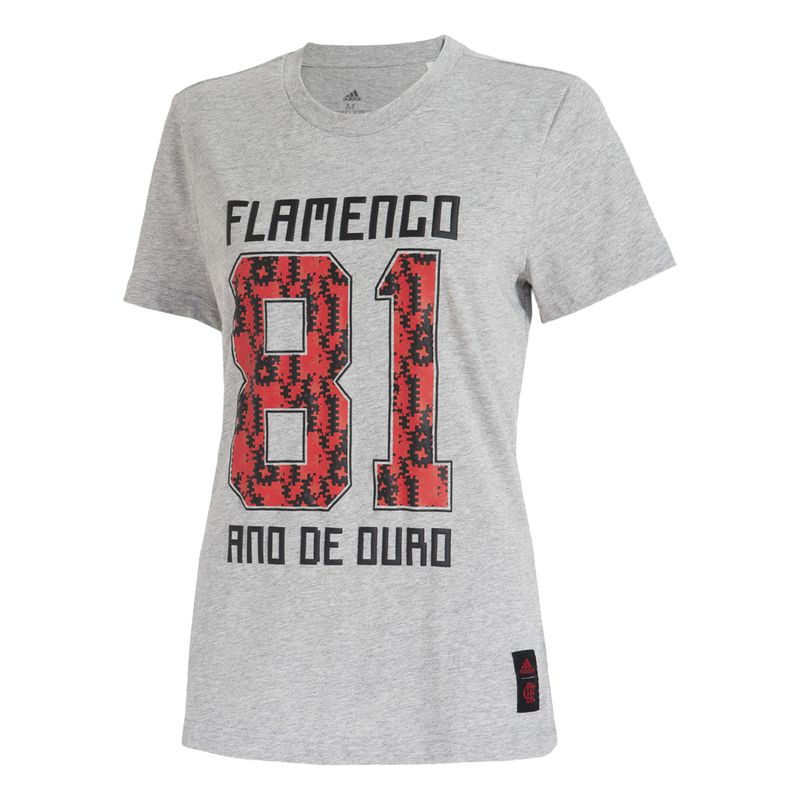 Camisa Flamengo Feminina 81 Ano de Ouro Adidas 2021 - Loja Oficial do Flamengo