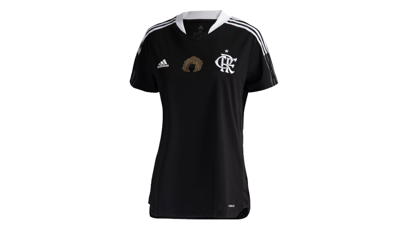 Camisa Flamengo Feminina Consciência Negra Adidas 2021 - Loja Oficial do Flamengo