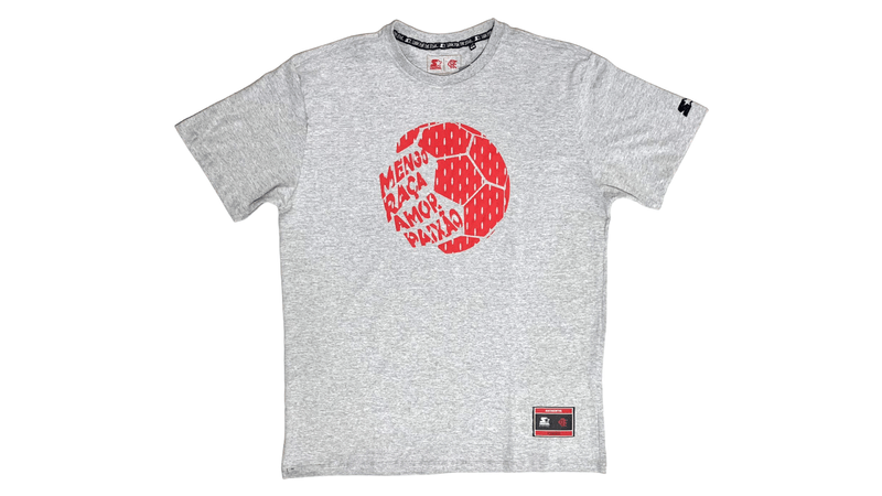Camisa Flamengo Bola Cinza Starter - Loja Oficial do Flamengo