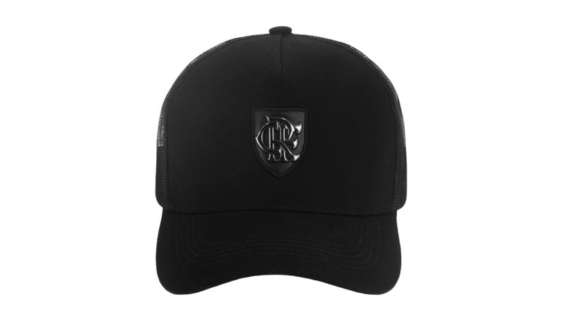Boné Flamengo Aba Curva Truck Metal Preto Super Cap - Loja Oficial do Flamengo