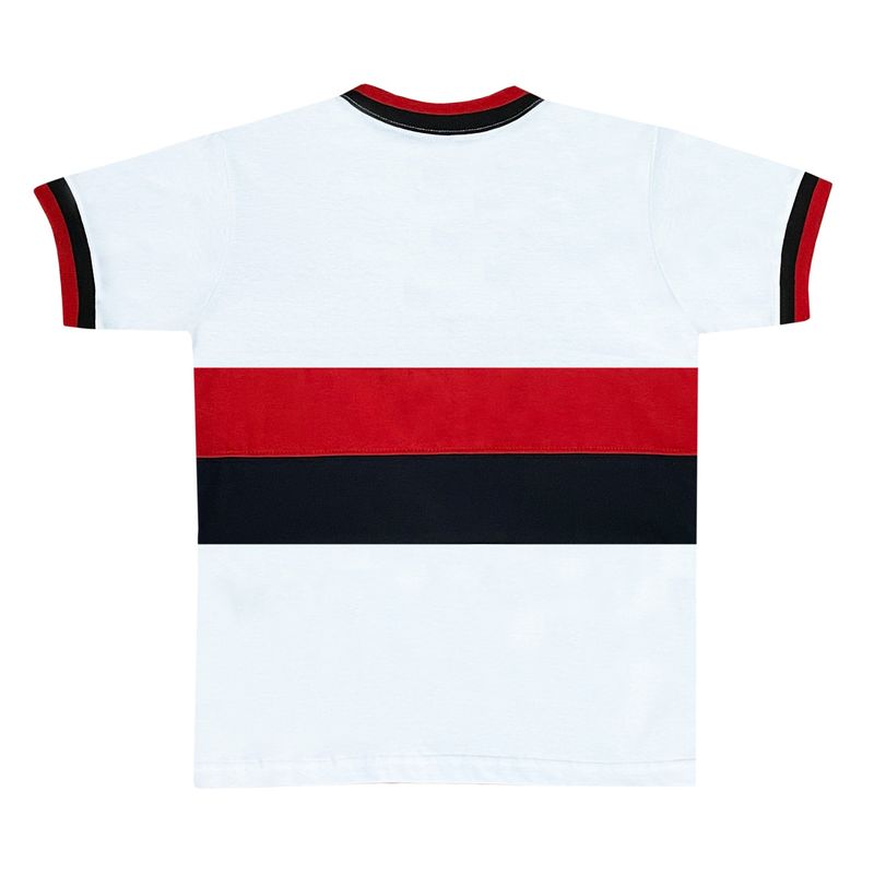 Camisa Flamengo Infantil Retrô 1976 Branca Liga Retrô - Loja Oficial do Flamengo