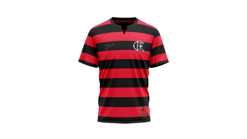 Camisa Infantil Flamengo Tri Zico Braziline - Loja Oficial do Flamengo