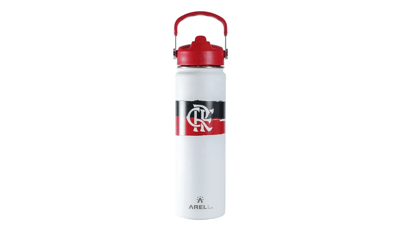 Garrafa Térmica Vácuo Straw Flask Arell 650ml Flamengo Remo - Loja Oficial do Flamengo