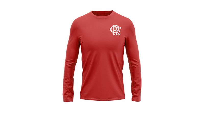 Camisa Flamengo Infantil Manga Longa Protection Vermelha Braziline - Loja Oficial do Flamengo