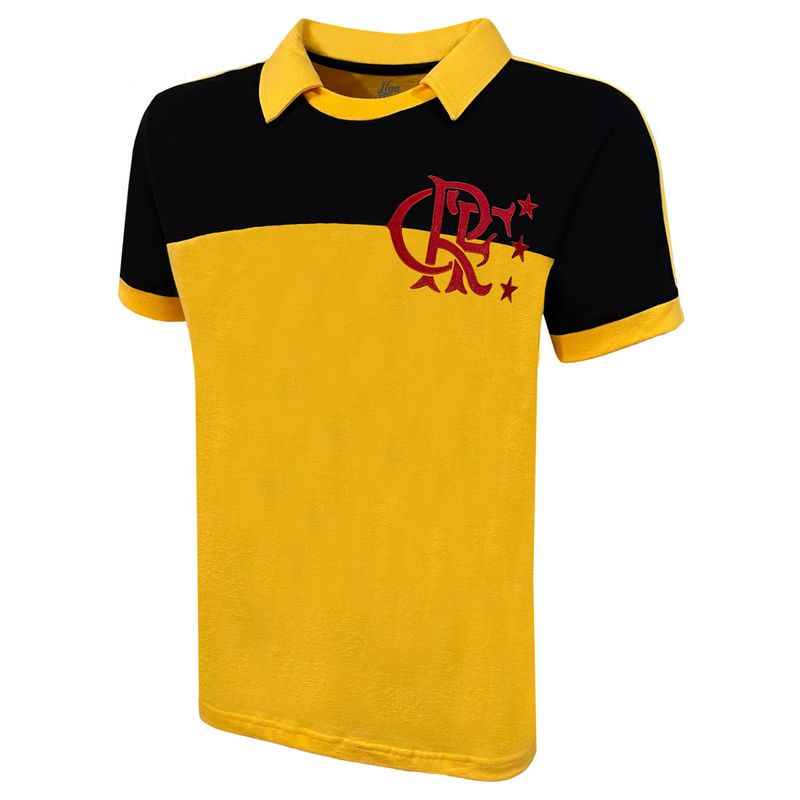 Camisa Flamengo Retrô 1982 Goleiro Amarela Liga Retrô - Loja Oficial do Flamengo
