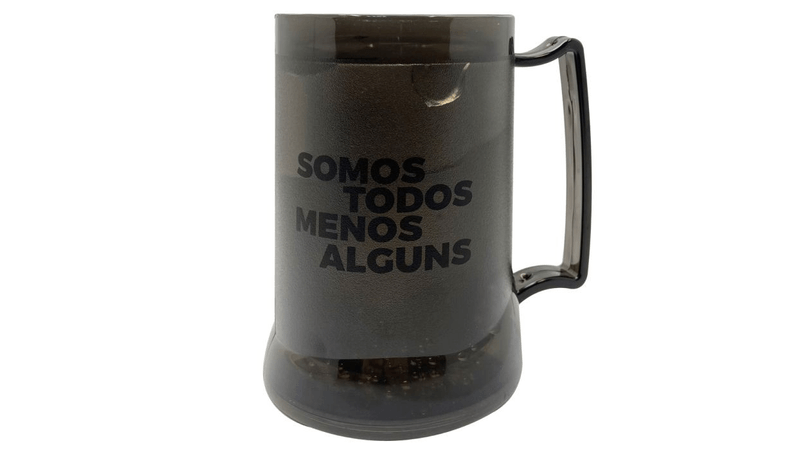 Caneca Gel Flamengo Preta Fumê - Loja Oficial do Flamengo