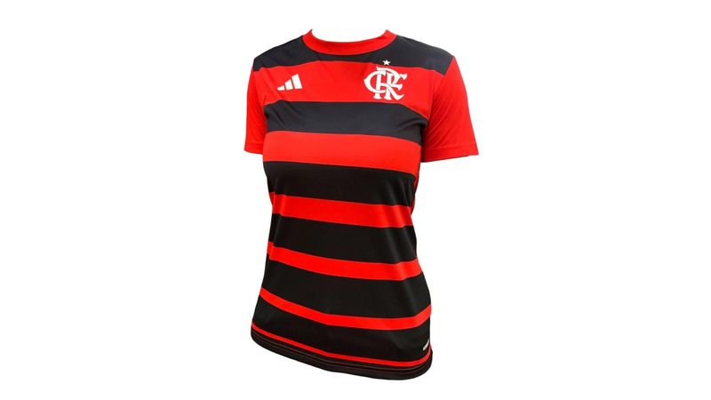 Manto Flamengo Feminina Fan Jogo 1 Adidas 2024 - Loja Oficial do Flamengo