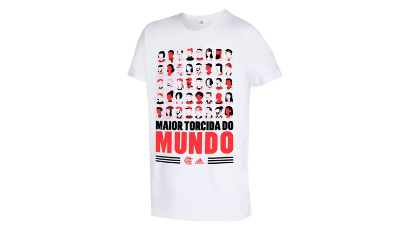 Camisa Flamengo Maior Torcida do Mundo Adidas - Loja Oficial do Flamengo