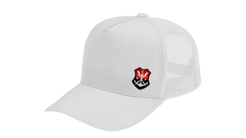 Boné Flamengo Aba Curva Silk Frontal Remo Branco Super Cap - Loja Oficial do Flamengo