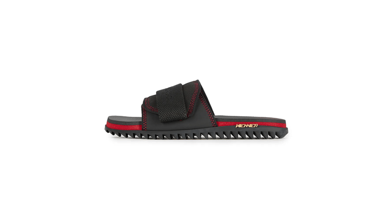 Chinelo Flamengo Kivah Slide Rubro Negro Kenner - Loja Oficial do Flamengo