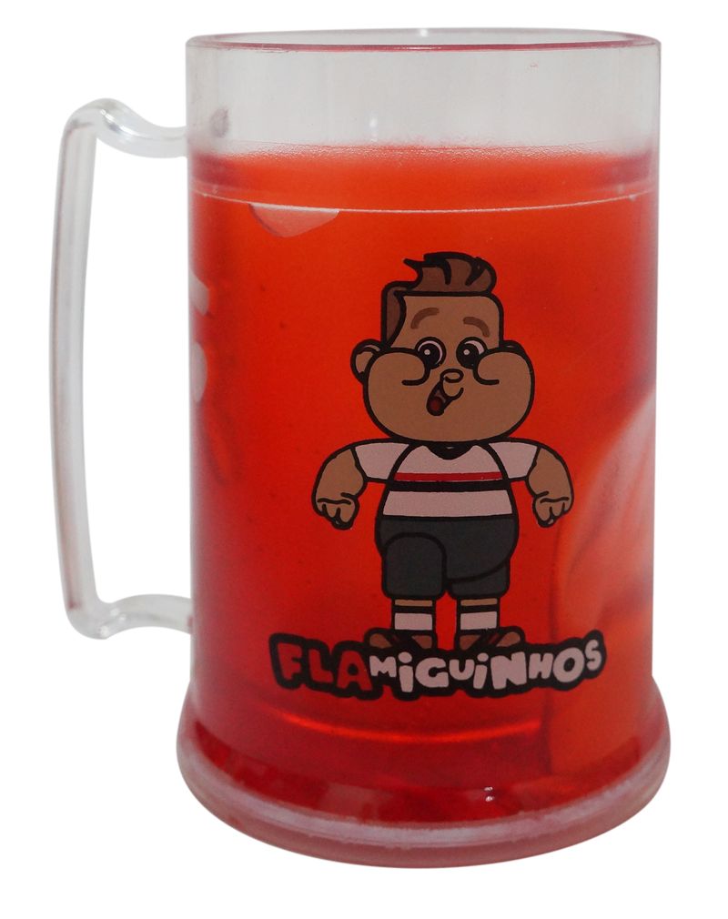 Mini Caneca Gel Vermelha Beto 300ml Flamiguinhos - Loja Oficial do Flamengo