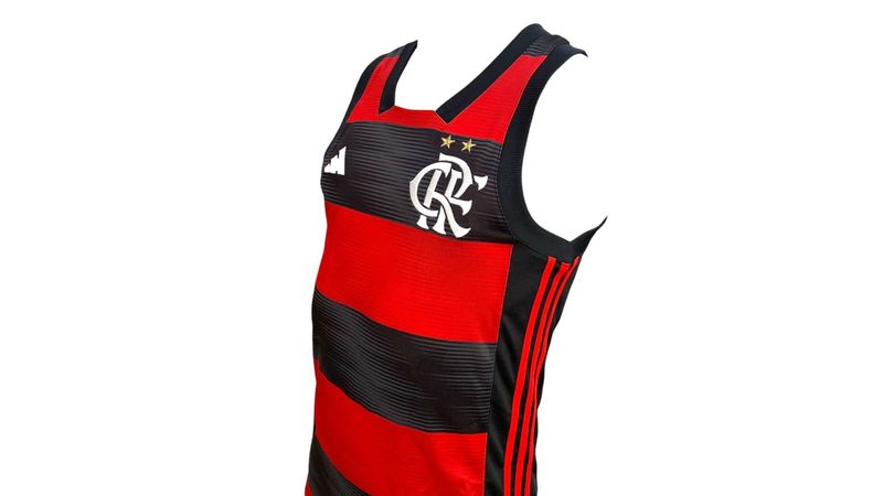 Regata Flamengo Basquete 1 Adidas 23/24 - Loja Oficial do Flamengo