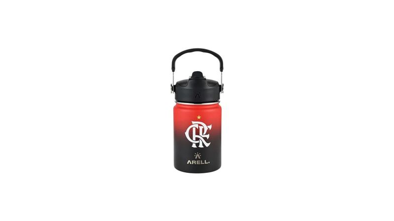 Garrafa Térmica Vácuo Straw Flask Arell 355ml Flamengo CRF - Loja Oficial do Flamengo