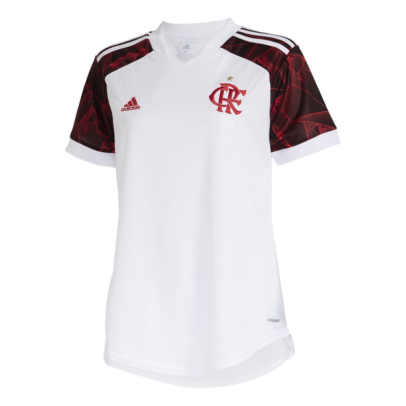 Camisa Flamengo Feminina Jogo 2 Adidas 2021 - Loja Oficial do Flamengo