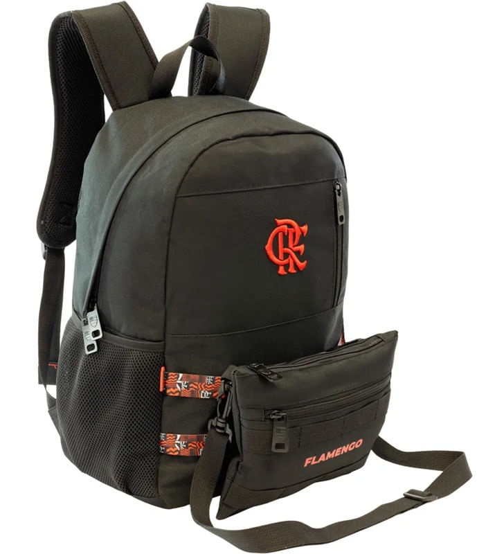 Mochila Esportiva Flamengo com Bolsa Transversal - Loja Oficial do Flamengo