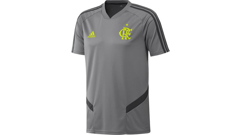 Camisa Flamengo Treino Cinza Adidas 2019 - Loja Oficial do Flamengo