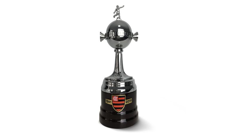 Mini Taça Libertadores 15cm - Loja Oficial do Flamengo