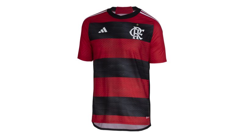 Manto Flamengo Authentic Jogo 1 Adidas 2023 - Loja Oficial do Flamengo