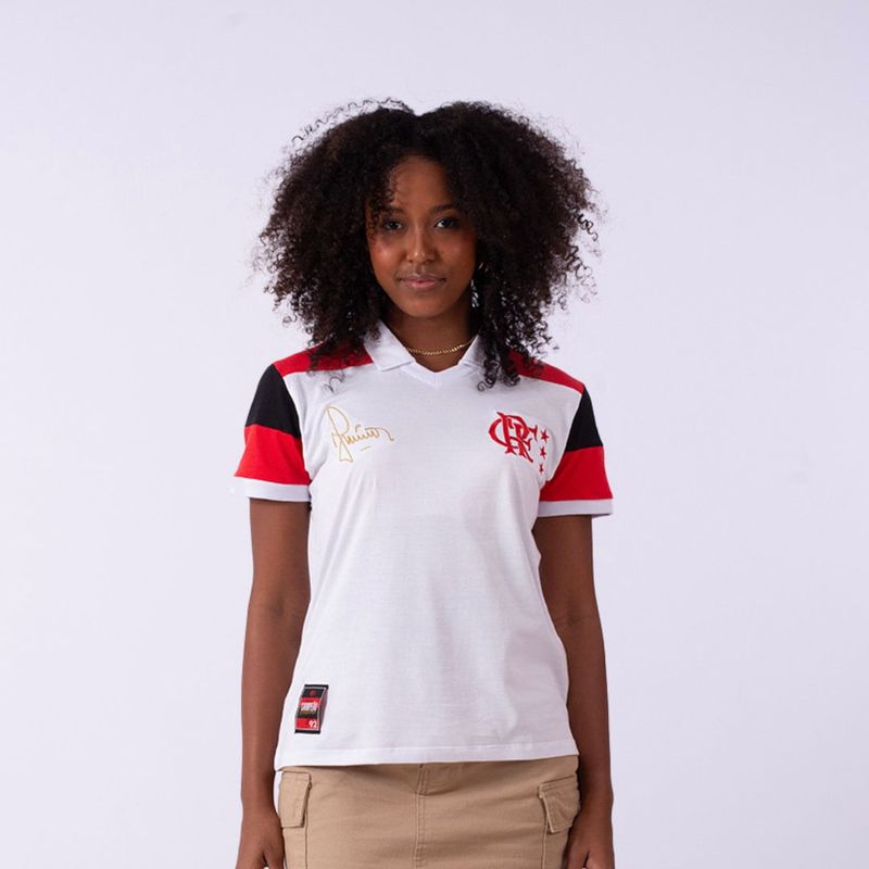 Camisa Polo Flamengo Feminina Junior 92 Braziline - Loja Oficial do Flamengo
