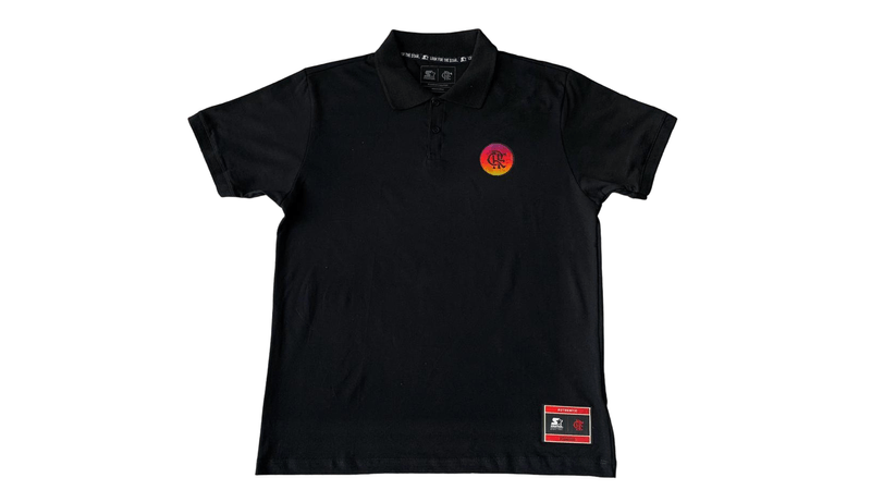 Polo Flamengo CRF Preto Starter - Loja Oficial do Flamengo