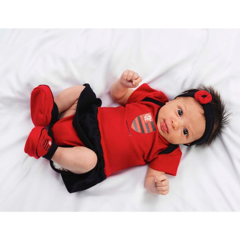 Kit Flamengo Body Menina Torcida Baby - Loja Oficial do Flamengo