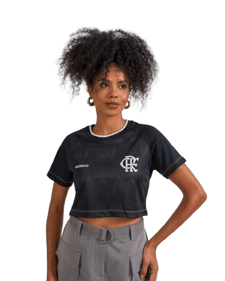 Cropped Flamengo Trama Braziline - Loja Oficial do Flamengo