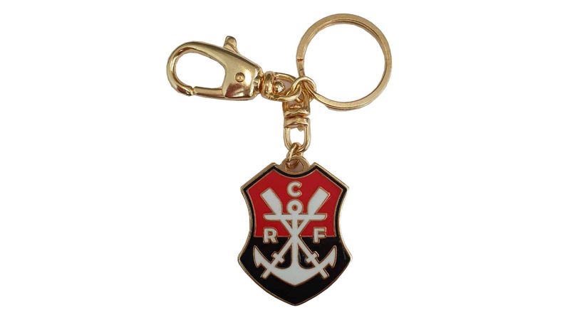 Chaveiro Flamengo Brasão Ouro - Loja Oficial do Flamengo