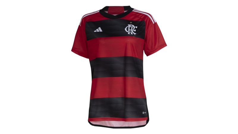 Manto Flamengo Feminina Jogo 1 Adidas 2023 - Loja Oficial do Flamengo