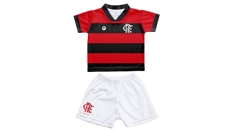 Conjunto Flamengo Sublimado Micro Dry Torcida Baby - Loja Oficial do Flamengo