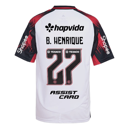 Manto Flamengo Jogo 2Adidas2025Kit Patrocínio B. Henrique 17 - Loja Oficial do Flamengo