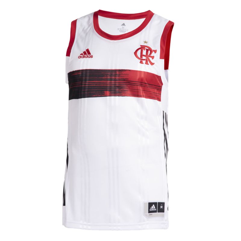 Regata Flamengo Basquete Away Adidas 20/21 - Loja Oficial do Flamengo