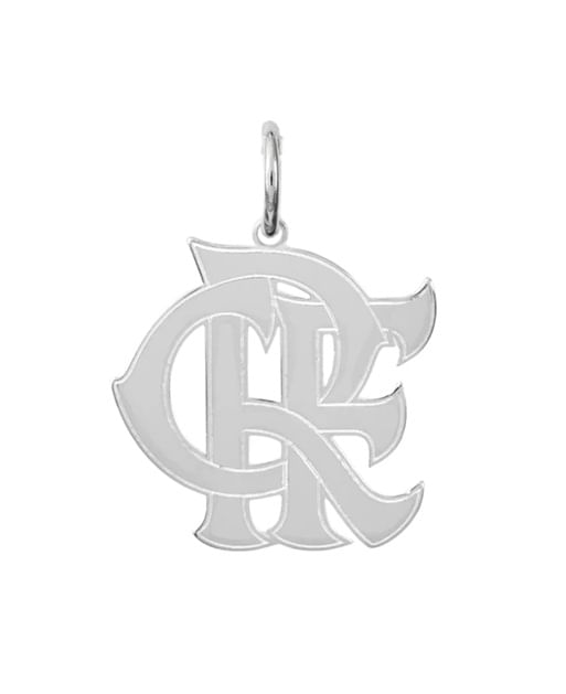 Pingente Escudo CRF em Prata 925 - Oficial Flamengo - Loja Oficial do Flamengo