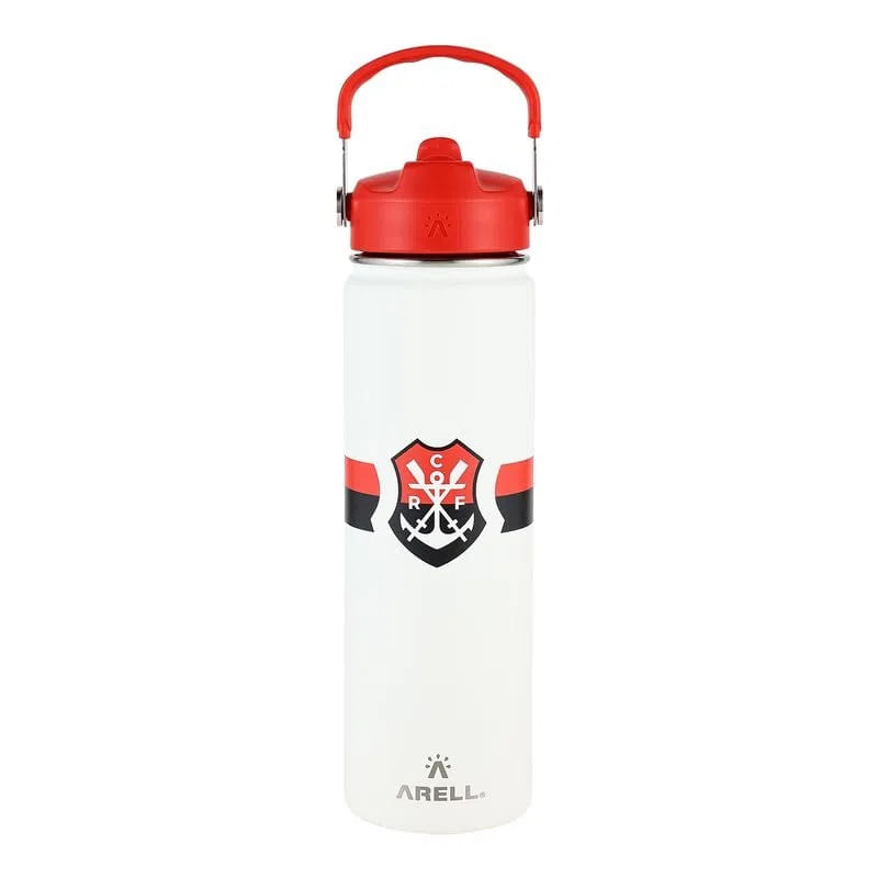 Garrafa Térmica Vácuo Straw Flask Arell 650ml Flamengo Remo - Loja Oficial do Flamengo