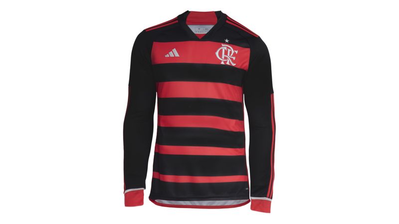 Manto Flamengo Manga Longa Jogo 1 Adidas 2024 - Loja Oficial do Flamengo