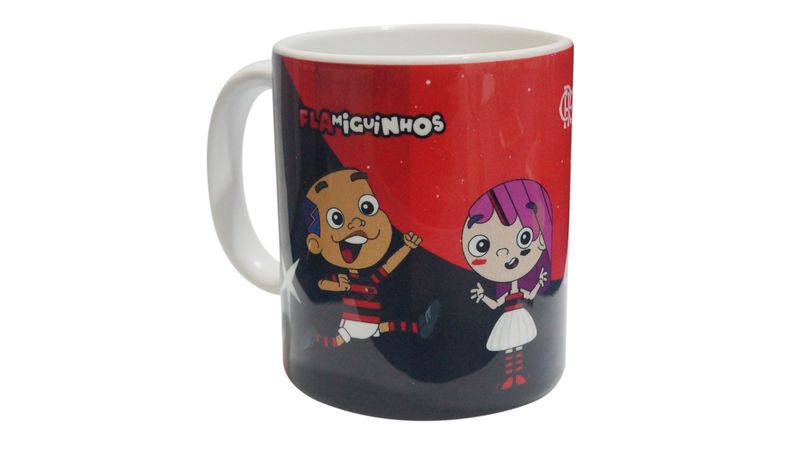Caneca Flamengo Porcelana Flamiguinhos 330ml - Loja Oficial do Flamengo