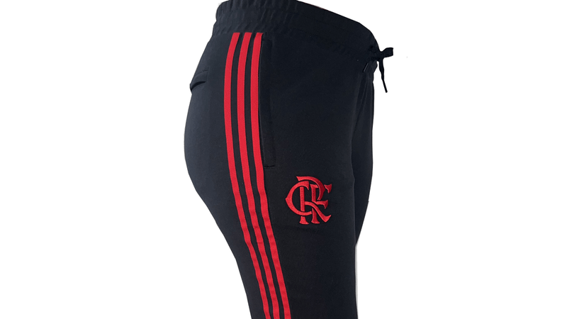 Calça Flamengo Feminina Moletom Adidas 2023 - Loja Oficial do Flamengo