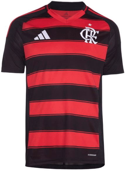Manto Flamengo Jogo 1 Adidas 2025 - Loja Oficial do Flamengo