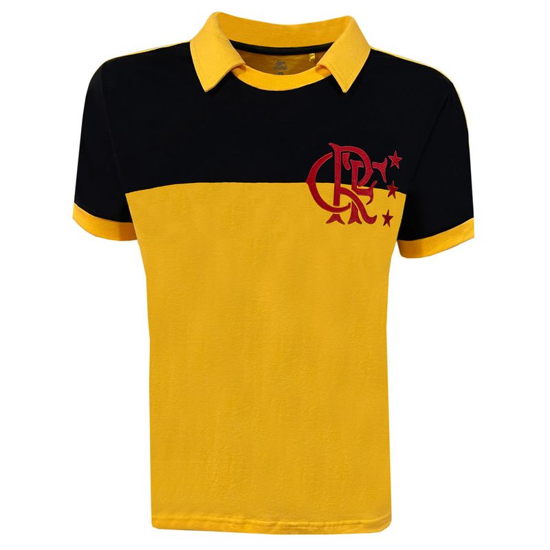 Camisa Flamengo Retrô 1982 Goleiro Amarela Liga Retrô - Loja Oficial do Flamengo