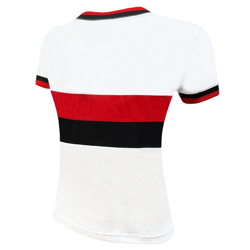 Camisa Flamengo Feminina Retrô 1976 Branca Liga Retrô - Loja Oficial do Flamengo