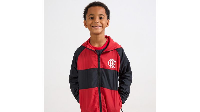 Casaco Flamengo Infantil Wind Braziline - Loja Oficial do Flamengo