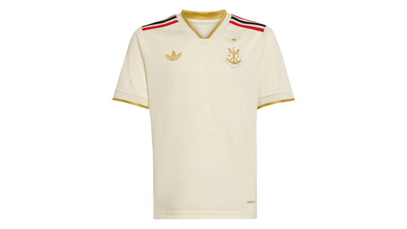 Manto Flamengo Infantil Jogo 1 Adidas 2025 - Loja Oficial do Flamengo