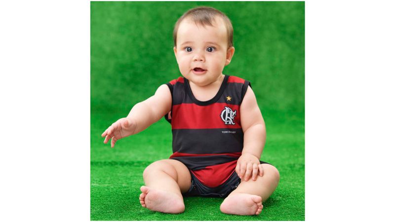 Macacão Flamengo Sublimado Torcida Baby - Loja Oficial do Flamengo