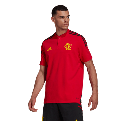 Camisa Polo Flamengo Treino Comissão Adidas 2022 - Loja Oficial do Flamengo