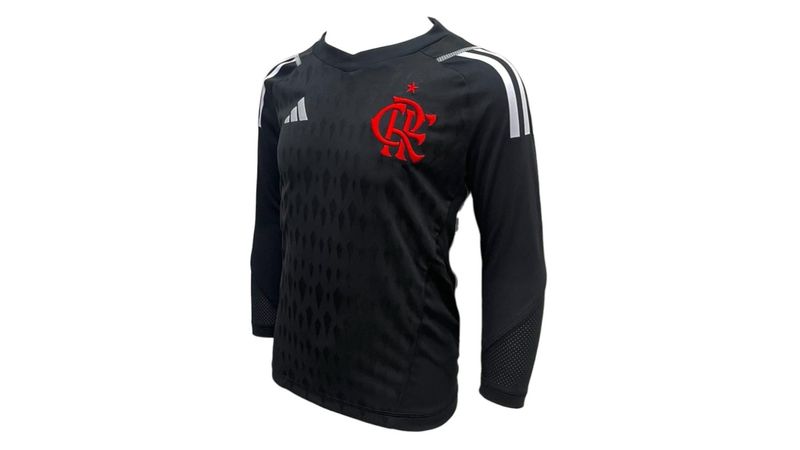 Manto Flamengo Infantil Goleiro 2 Adidas 2023 - Loja Oficial do Flamengo