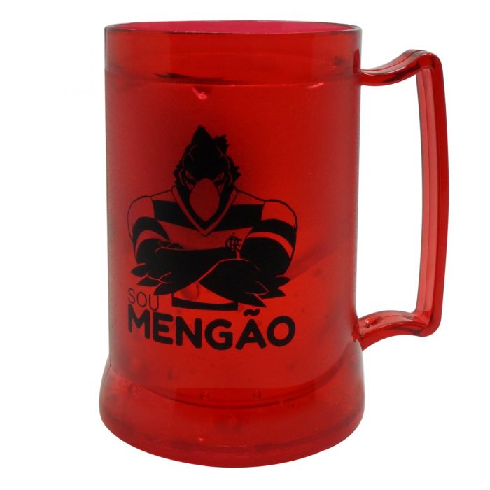 Caneca Flamengo Gel Vermelha Sou Mengão - Loja Oficial do Flamengo