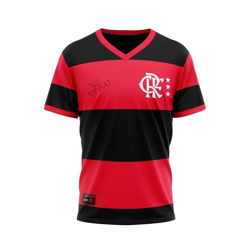 Camisa Fla Libertadores Zico Braziline - Loja Oficial do Flamengo
