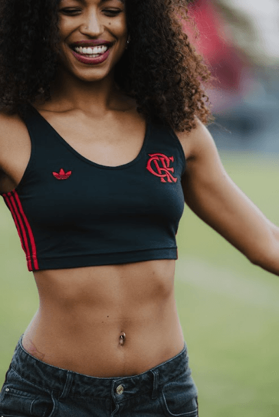 Top Flamengo Cropped Originals Adidas 2025 - Loja Oficial do Flamengo